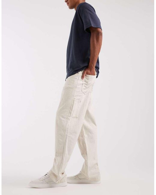 Levi's Blue Workwear 568 Loose Double Knee Trousers for men