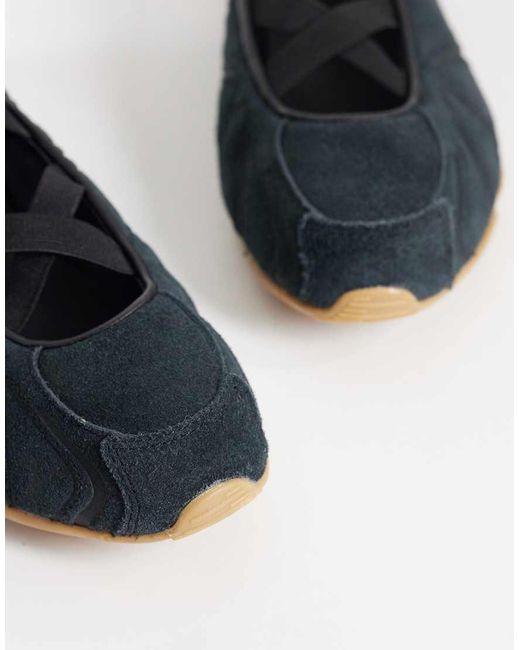 Adidas Originals Blue Ghostsprint Ballet Flat