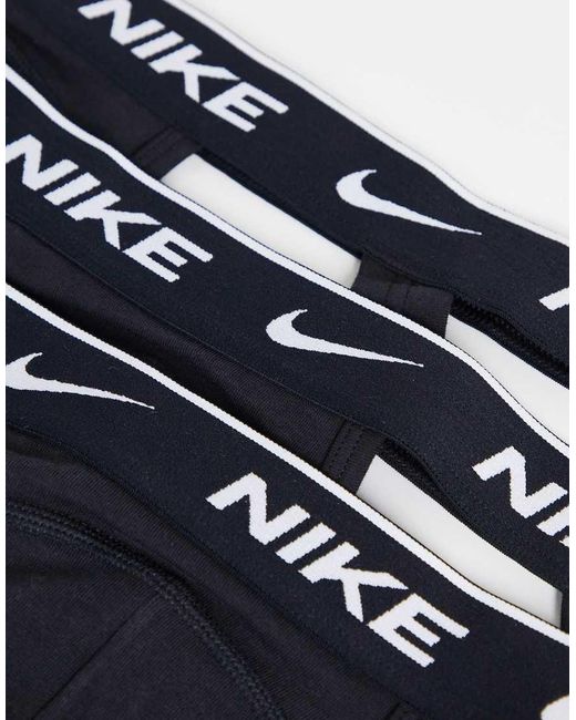 Nike Blue 3-pack Cotton Stretch Jockstraps for men