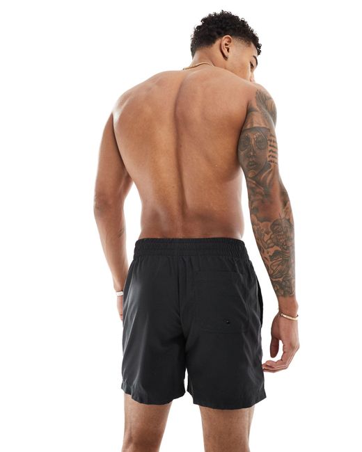 Adidas Originals Black Adicolor Essentials Swim Shorts for men