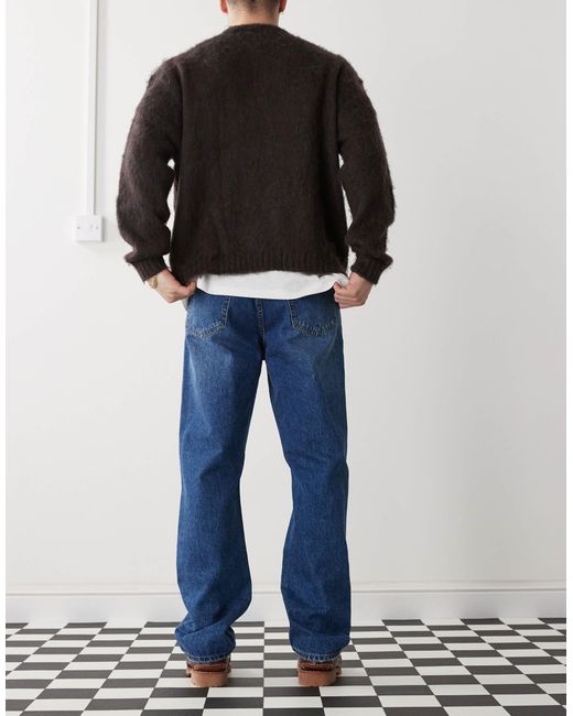 Dash - jean droit coupe classique à délavage foncé effet usé Dr. Denim pour homme en coloris Black