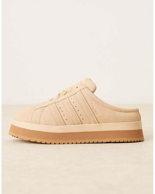 Adidas Originals Natural Campus 00S Winter Low Trainer Mules