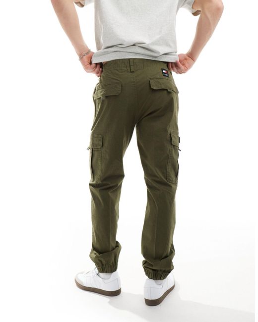 Pantalones cargo ethan Tommy Hilfiger de hombre de color Green