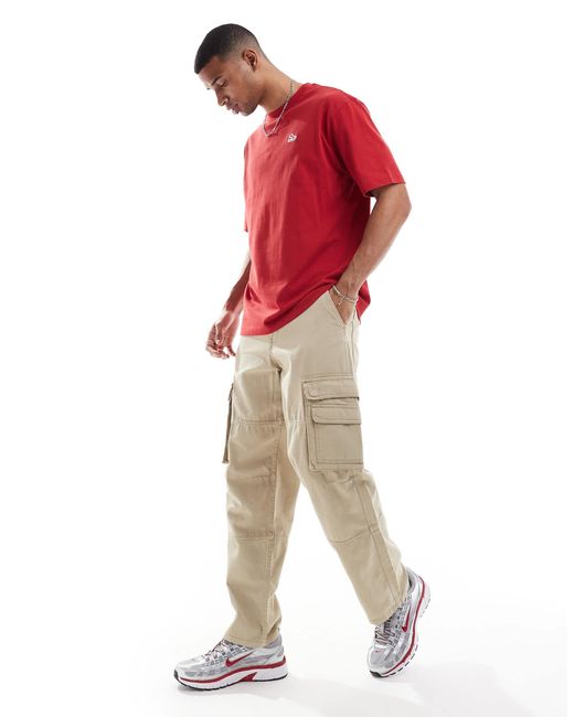 Nike – t-shirt in Red für Herren