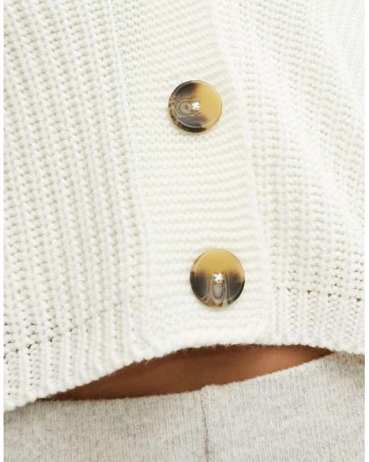 ONLY White Knitted Cardigan