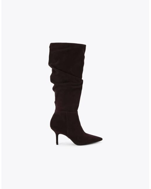 Carvela Kurt Geiger Black Spirit Slouch Knee Boots