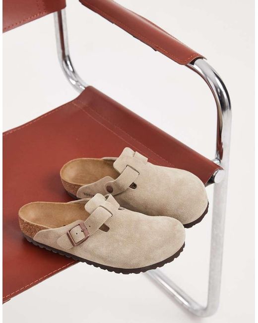 Birkenstock Brown Boston Clogs