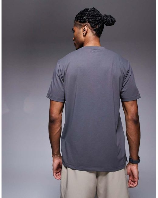 4505 Gray Icon Quick Dry Mesh Training T-shirt for men