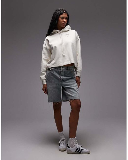 Sudadera Color Crudo De Estilo Wéstern Con Capucha Y Estampado Gráfico De -Blanco Levi's de color Gray