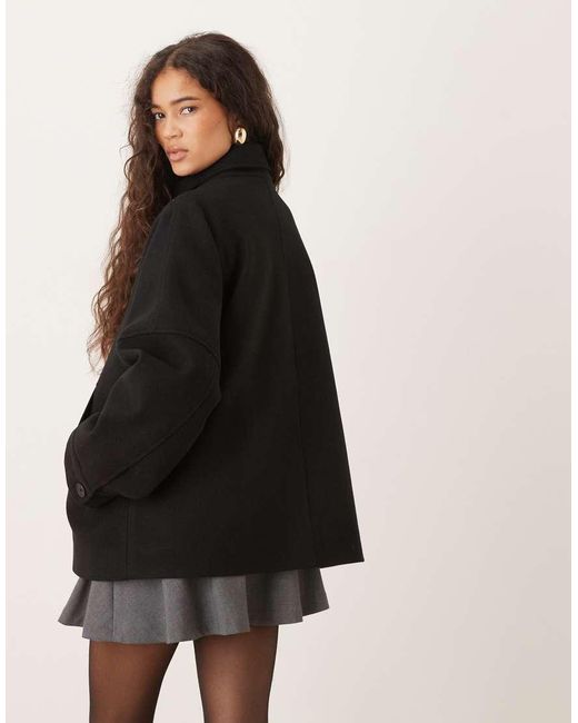 ASOS Blue Slouchy Formal Harrington Jacket