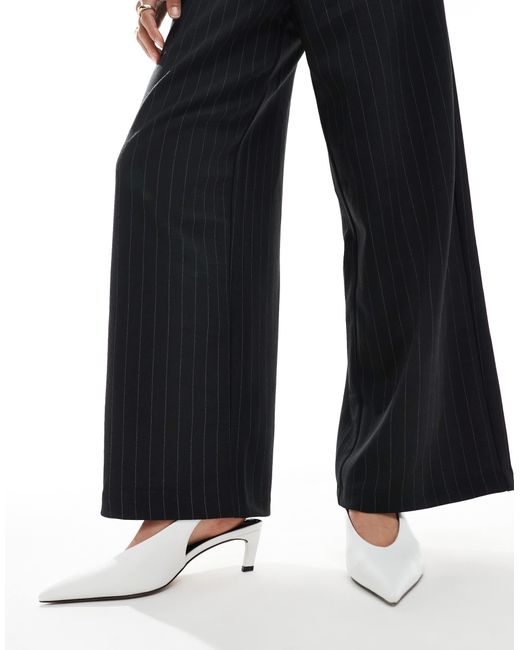 Vero Moda Black – nadelstreifen-hose