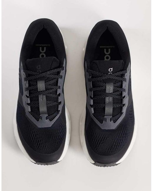 On Shoes Black Cloudrunner 3 Running Trainers for men