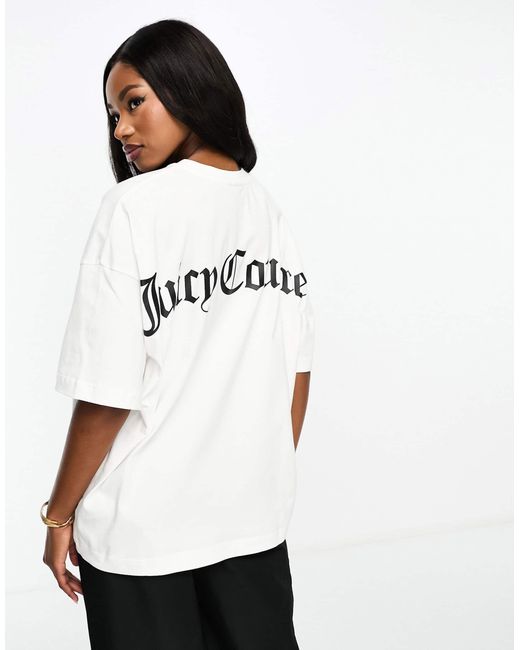 Juicy Couture White – boyfriend-t-shirt