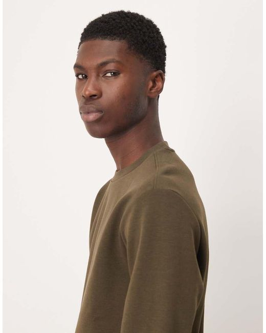 Mango Gray Cotton Mix Sweatshirt for men