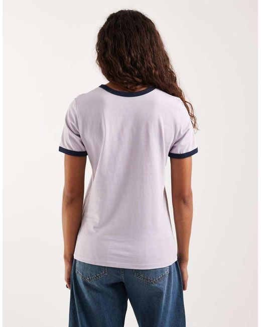 Wrangler Purple Ringer T-shirt