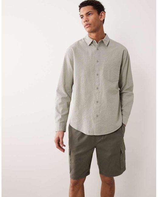 ASOS Natural Cargo Shorts for men