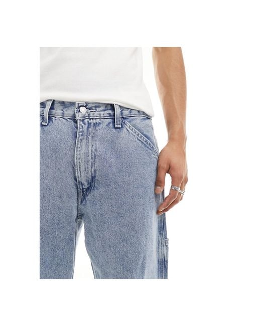 Levi's – workwear 568 stay loose – carpenter-jeans in Blue für Herren