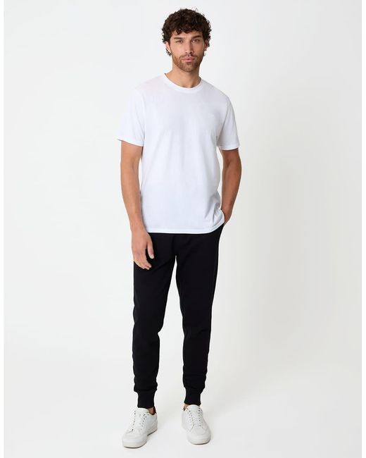 Threadbare Blue Cotton Blend Joggers for men