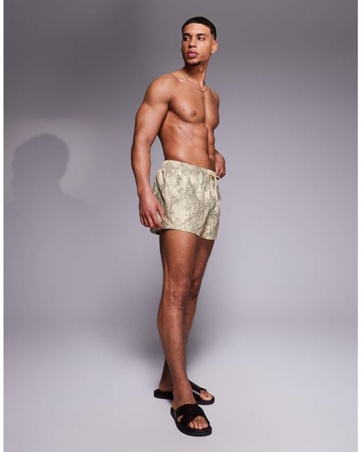 ASOS Gray Swim Shorts for men