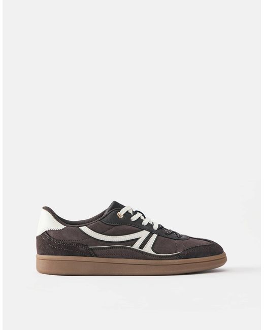 Pull&Bear White Retro-sneaker