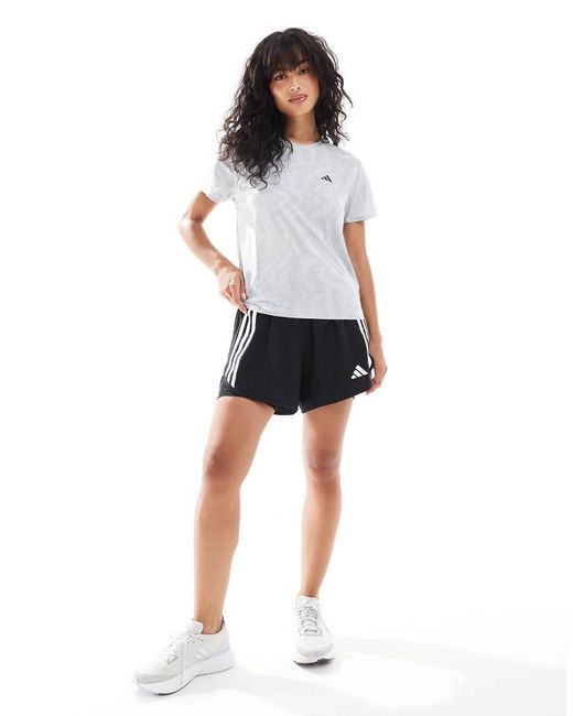 Adidas Originals White Ultimate Heat.Rdy Engineered Running T-Shirt