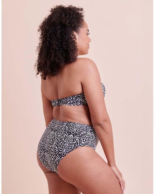 Curvy Kate Black Wild Horizon Bandeau Strapless Multiway Bikini Top