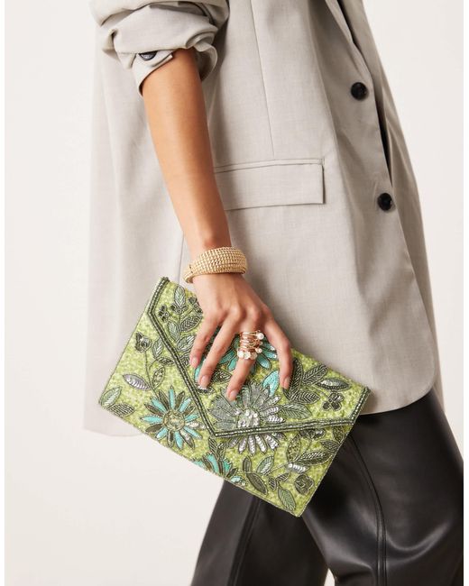 True Decadence Green – umschlag-clutch