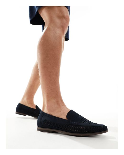 Schuh – reem – loafer aus webstoff in Black für Herren