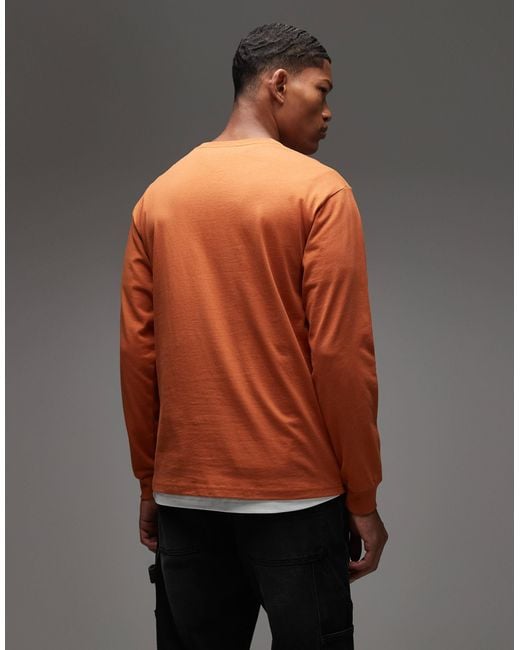 Gramicci Orange – langärmliges t-shirt