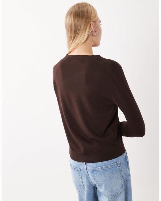 Mango Black Pullover mit v-ausschnitt