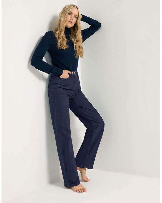 Long Tall Sally Blue Wide Leg Jeans