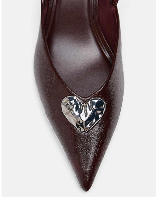 Stradivarius Brown – basic – high heels
