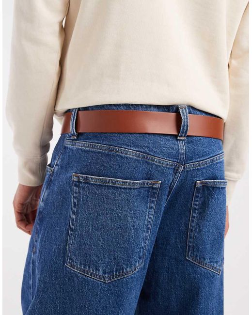 Jack & Jones Blue Leather Belt for men