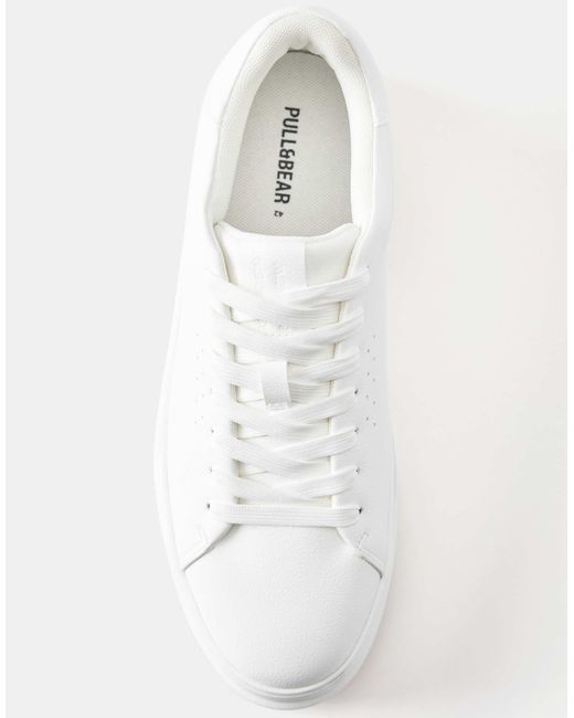 Pull&Bear – lässige sneaker in White für Herren