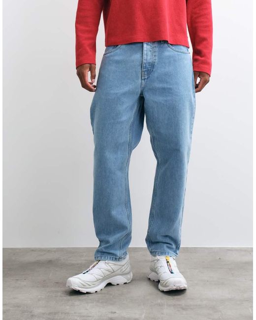 Carhartt Blue Newel Relaxed Tapered Fit Jeans for men
