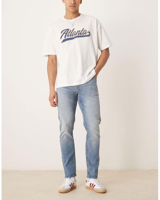 ASOS Blue Slim Fit Jeans for men