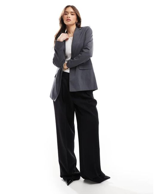 Vero Moda Gray Slim Tailored Blazer Co-ord