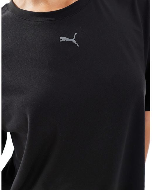 PUMA Black Cloudspun Relaxed T-shirt