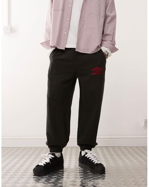 Umbro – iconic – jogginghose in Pink für Herren