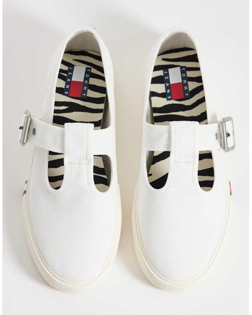 Tommy Hilfiger Natural Archive Mary Jane Shoes