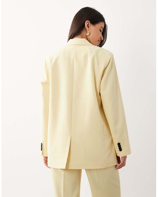 Y.A.S Natural Tailored Double Breasted Blazer Co-ord