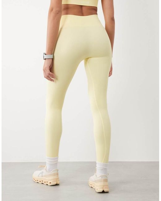 BO+TEE Natural Super Sculpt Seamless High Waist Leggings Co-Ord