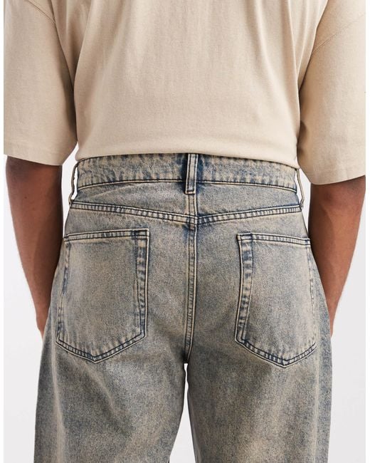 ASOS Blue Straight Jeans for men