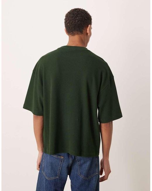 ASOS Green Boxy Oversized T-shirt for men