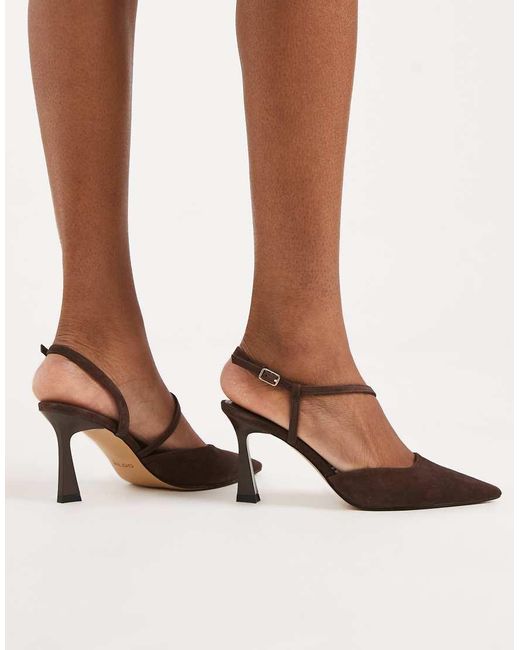 ALDO Brown Julez Sling Heeled Shoes
