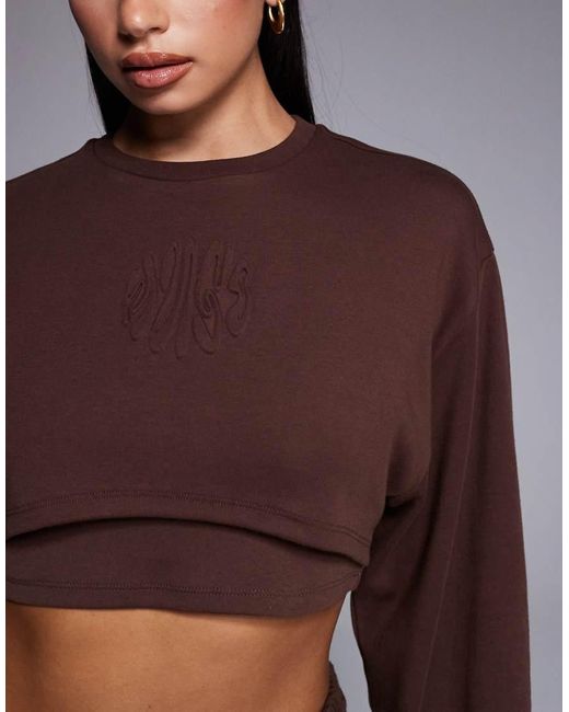 HUGO Brown Daleisy Co-ord Sweats