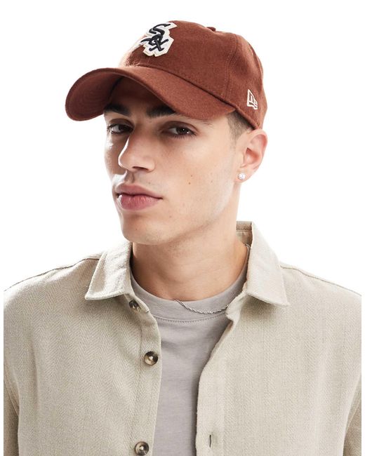 KTZ – chicago white sox 9twenty – strukturierte kappe in Brown für Herren