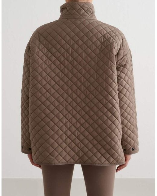 Aim'n Natural Nougat Oversized Quilted Jacket