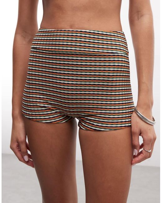 ASOS Brown Dori Bikini Short