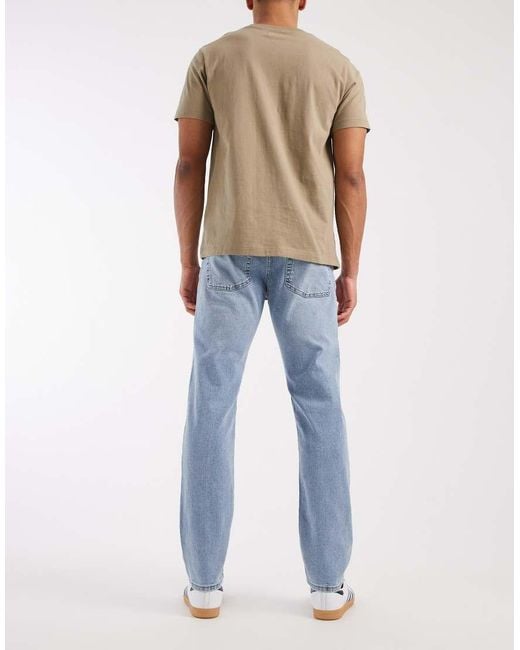 Only & Sons Blue Weft Regular Fit Jeans for men